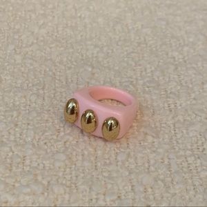 LA MANSO PINK KNUCKLE DUSTER RING!
